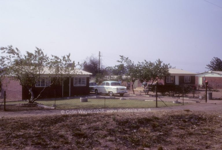 First World living becoming a reality for Rhodesia’s Third World population: typical African housing in Bulawayo