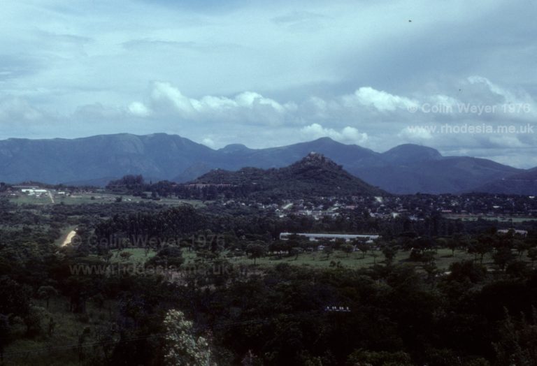 A distant view of Cross Kopje, Umtali.