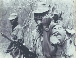 Rhodesian African Rifles in action defending their country