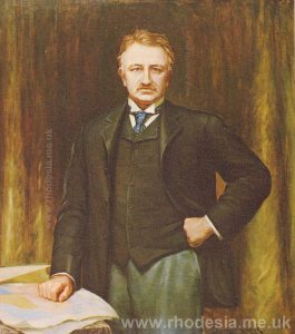 Painting of Cecil Rhodes