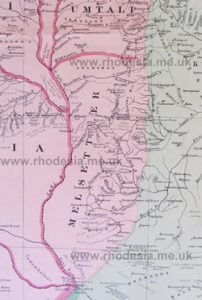 Melsetter district map 1895