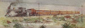Train on line to Bulawayo 1899