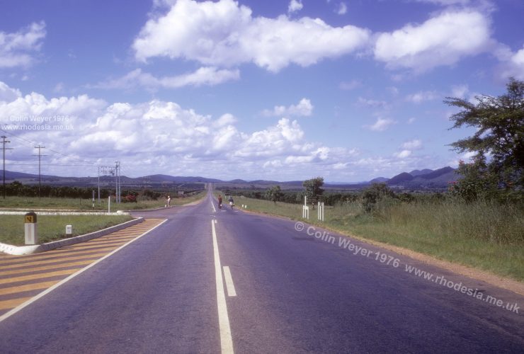 The Salisbury – Bindura road through the Mazoe Valley 1975