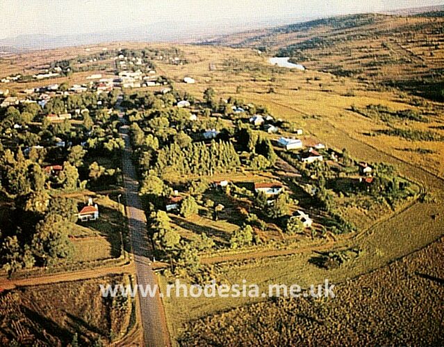 A view of Chipinga from the air