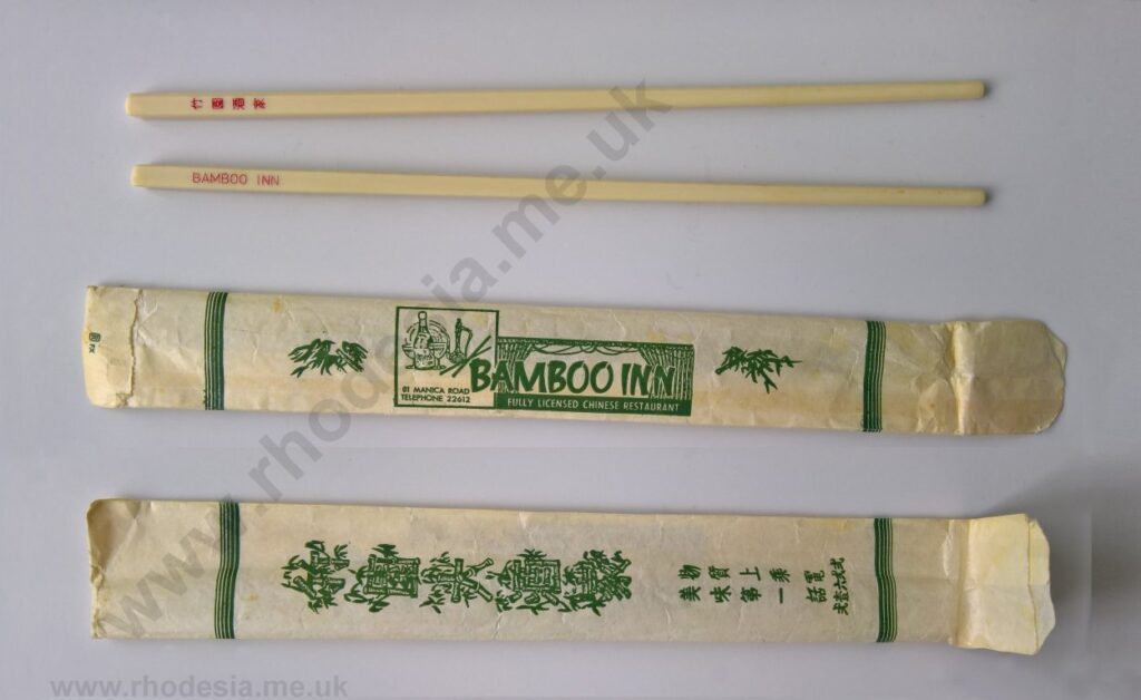 Bamboo Inn chopsticks