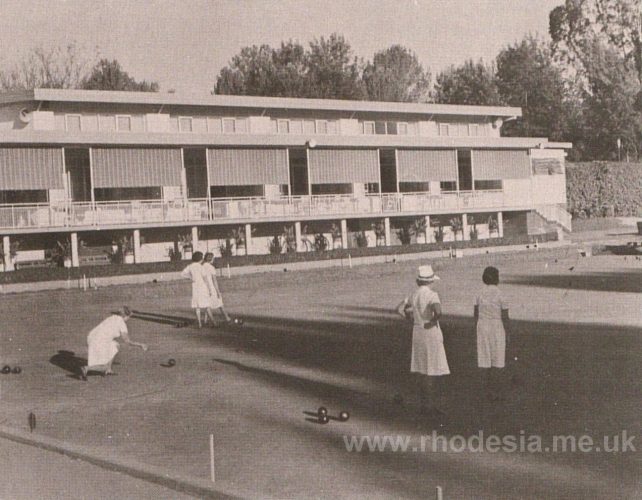 The modern clubhouse of the Bulawayo Bowling Club, the oldest club in the country. - Photo by Peter Dunjey.