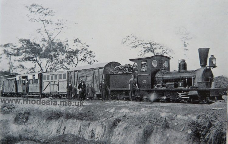 First train from Fontesvilla to Chimoio, Portuguese East Africa, 1894