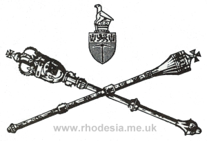 Maces of the Rhodesian Senate & House of Assembly