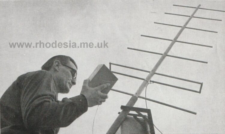 Rhodesian weather satellite receiver 1967