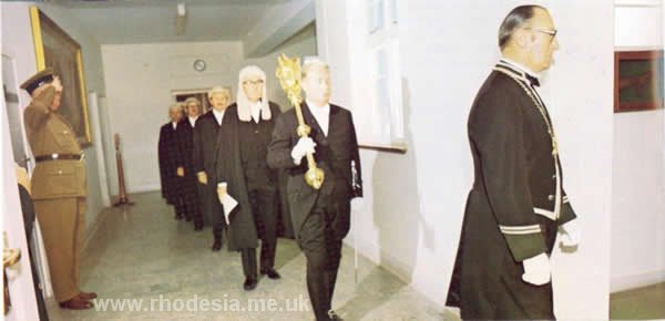 Mr. Speaker's procession led by the Deputy Principal Doorkeeper followed by the Serjeant-at-Arms, Mr. Speaker, and the Secretaries at the Table.